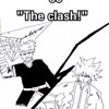 The clash!