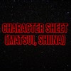 CHARACTER SHEET (MATSUI, SHIINA)